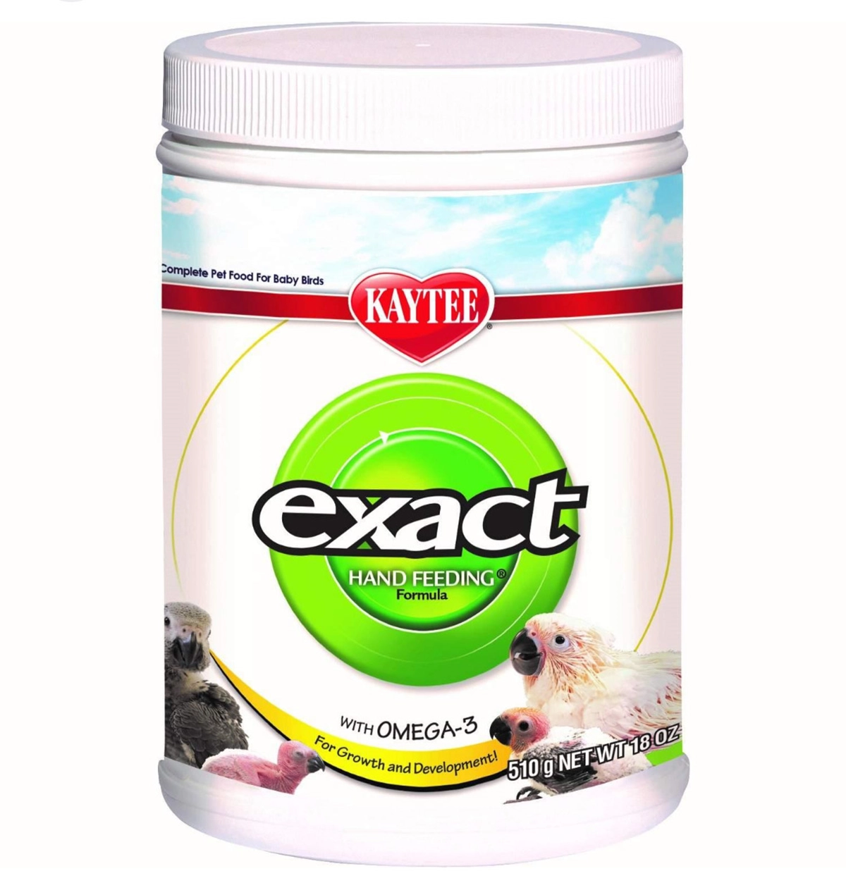 Fórmula Kaytee Exact Hand Feeding para Aves Bebé