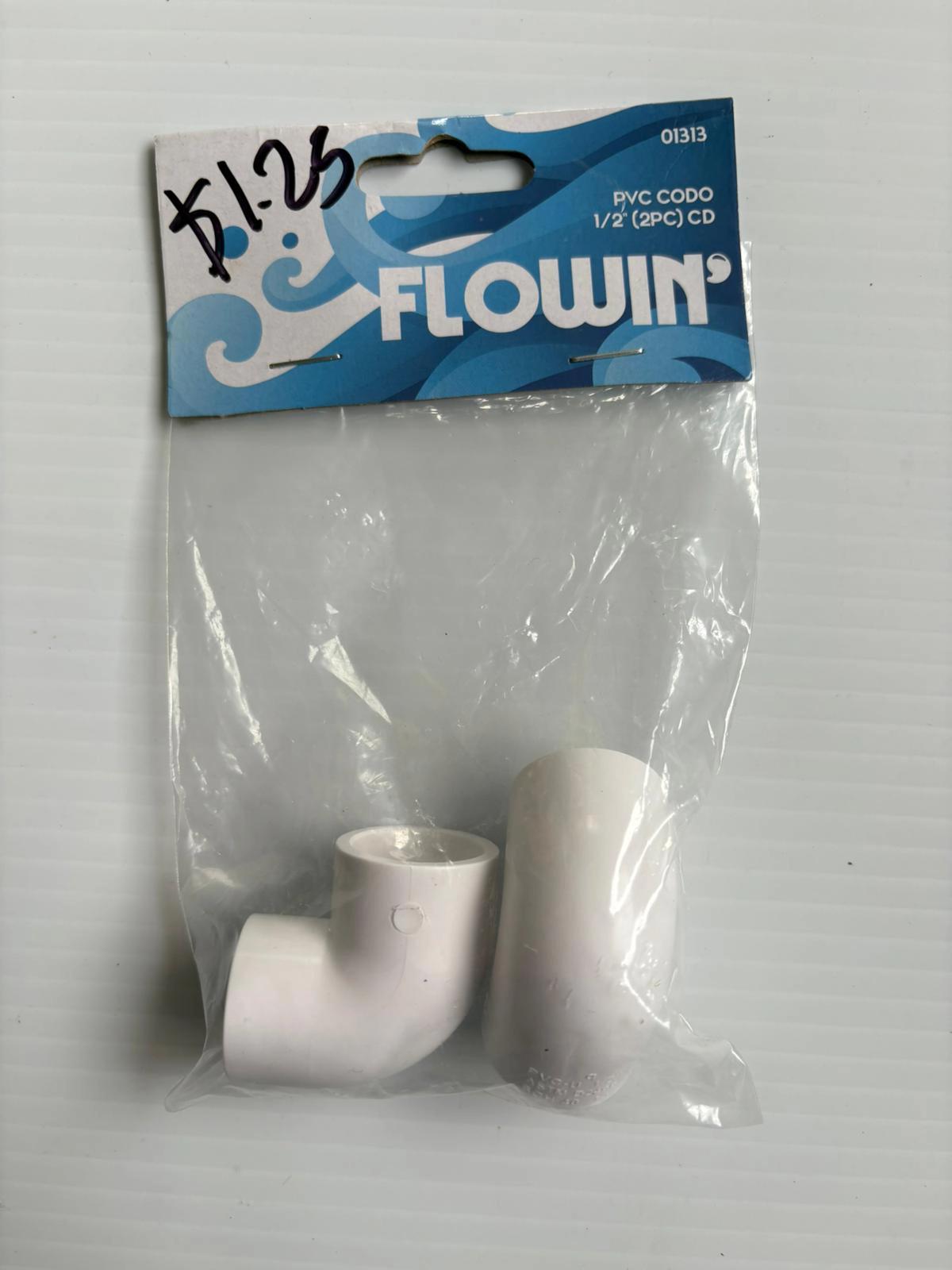 PVC CODO 1/2" (2PC) CD