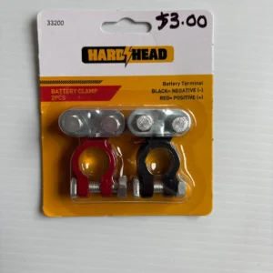 Terminales de batería (par de abrazaderas)