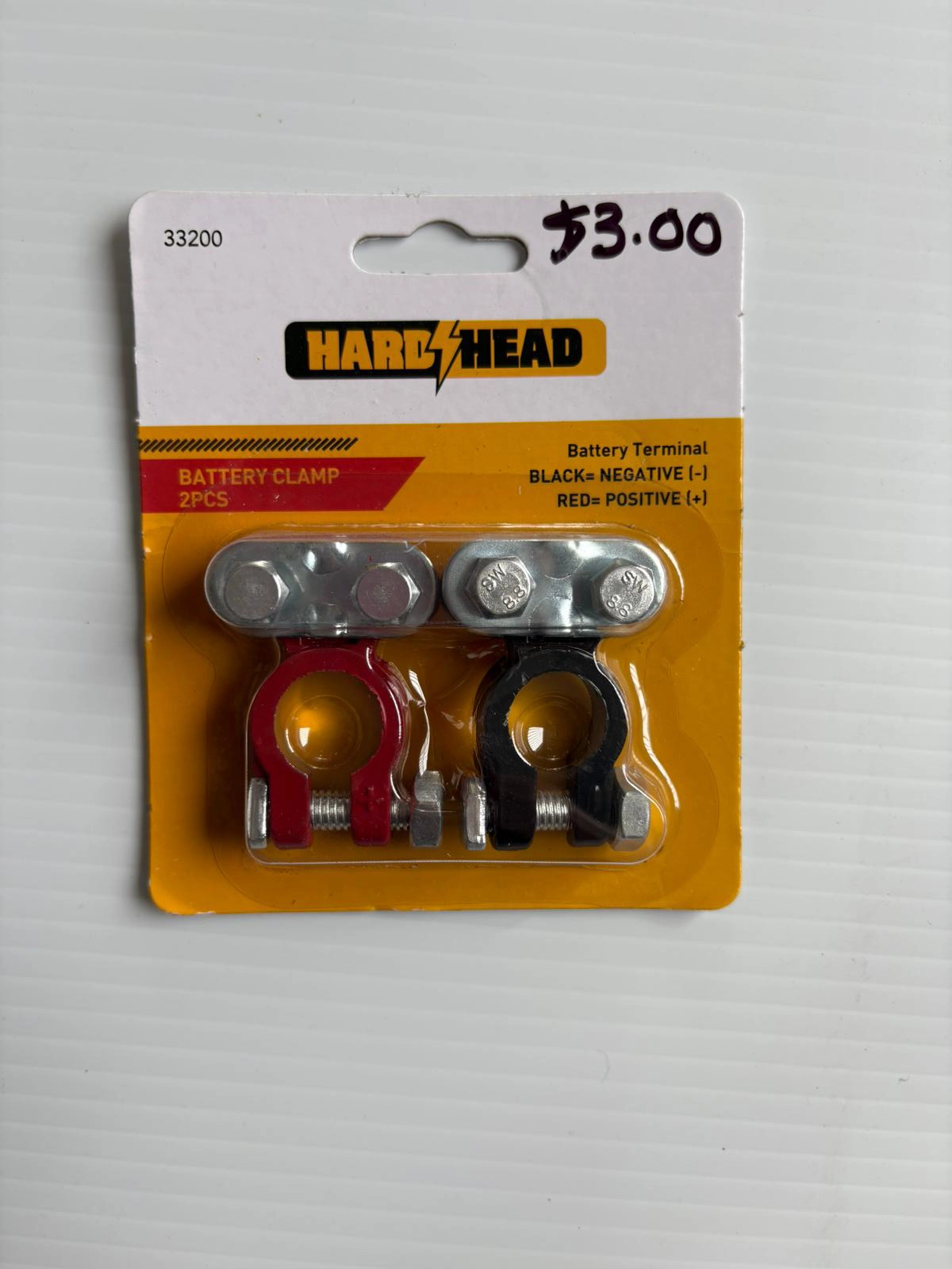 Terminales de batería (par de abrazaderas)