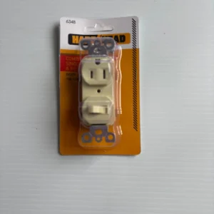 Combination Single Pole Switch and Receptacle